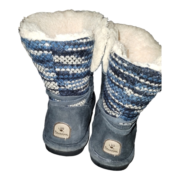 Navy blue Bearpaw boots size 8 - Picture 10 of 13